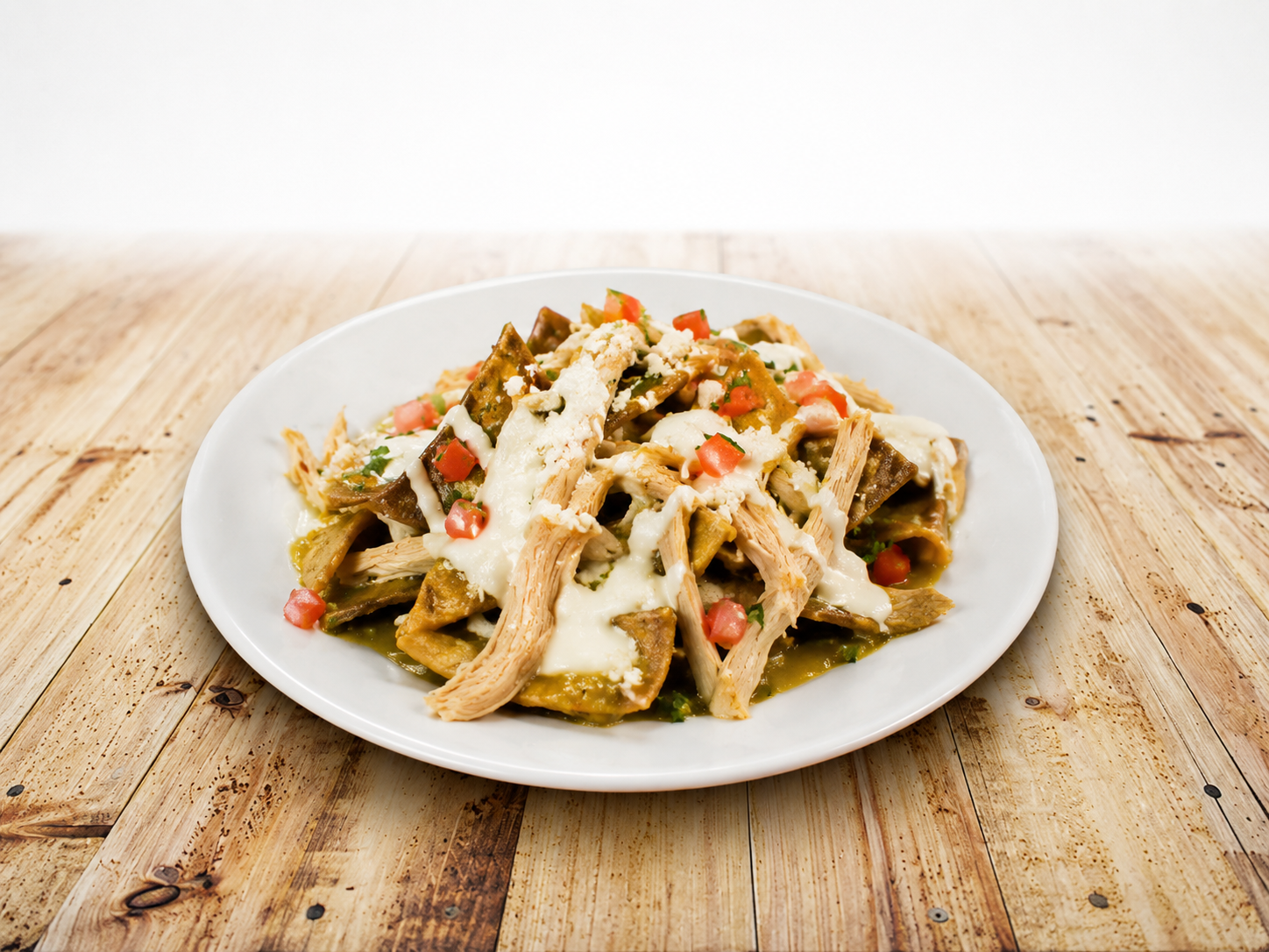 Chicken Chilaquiles & Eggs